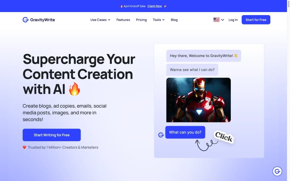 GravityWrite screenshot