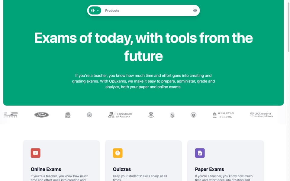 OpExams  screenshot