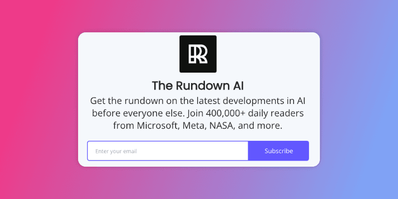 The Rundown